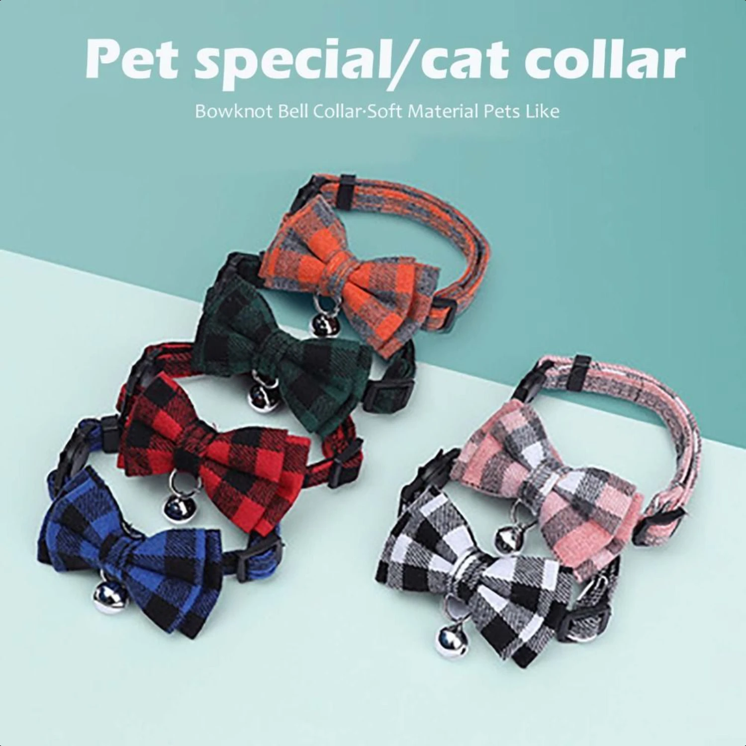 Elevate with tie. your bow this trendy furry friend's  this Embellish look pet's and your with plaid grooming chic stylish style