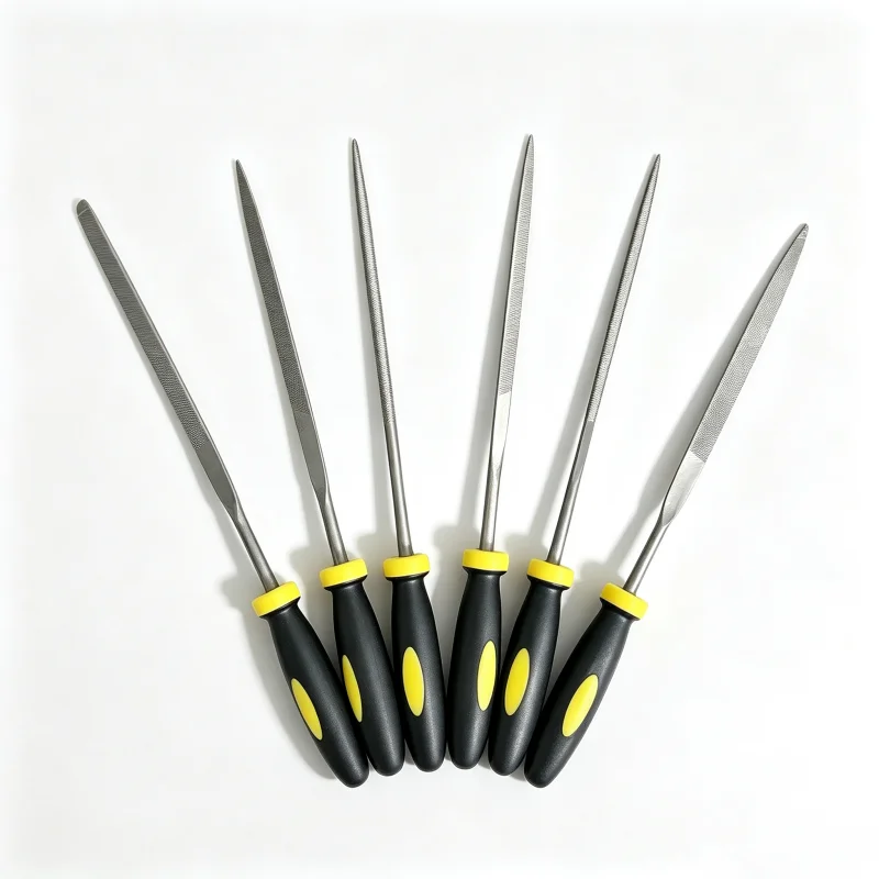 6Pcs 3×140mm Needle File Set Mini Hand Metal Files Precision Polishing Tool For Metal Wood Jewelry DIY Craft