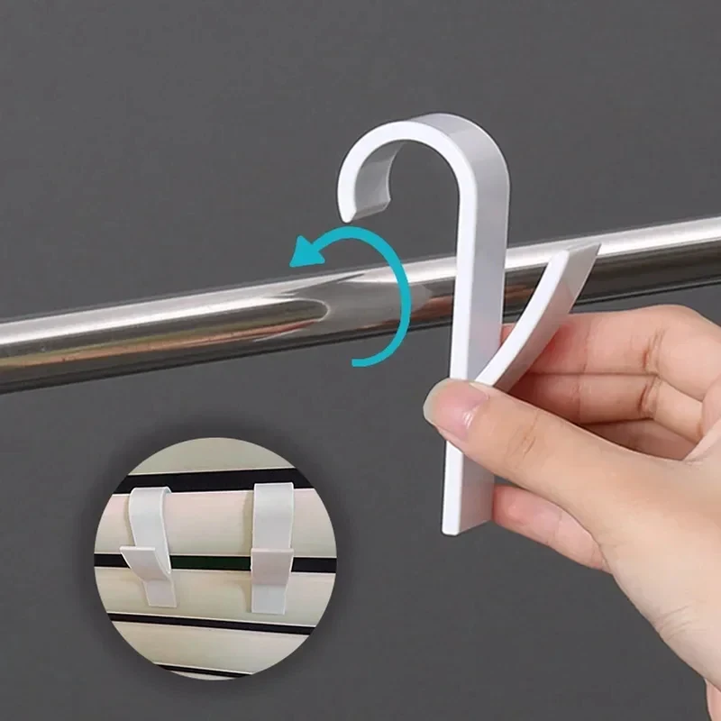 2-12Pcs Bathroom Towel Holder Storage Racks Clear Hanger Heated Towel Radiator Rail Clothes Hanger Scarf Hanger Hooks Holder