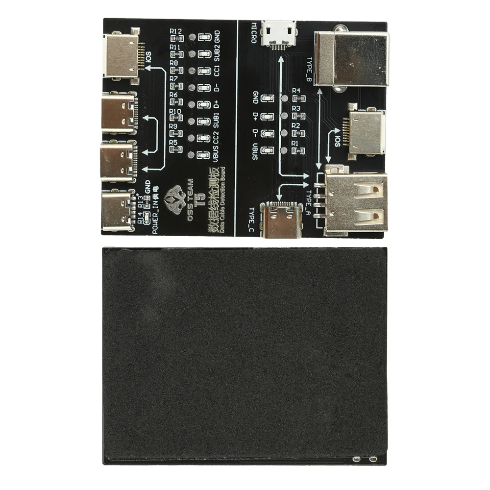 T5 وحدة اختبار كابل واجهة متعددة الوظائف كابل بيانات لوحة اختبار ماس كهربائى على الخروج كشف شلل التشريح اختبار سريع