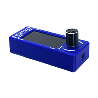 PORK-SI4732 All Band Radio Receiver 0.5-108Mhz FM AM SSB LSB USB ESP32-S3 Radio  SW MW VHF Radio With Antenna Blue