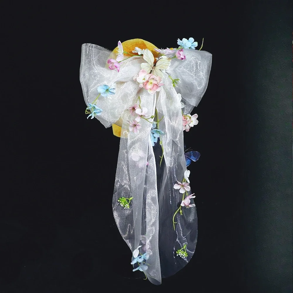 

Shoulder Length Veil with Organza Bow Wedding Veils with Clip Bridal Headpiece Wedding Accessories Marriage Party Homecoming