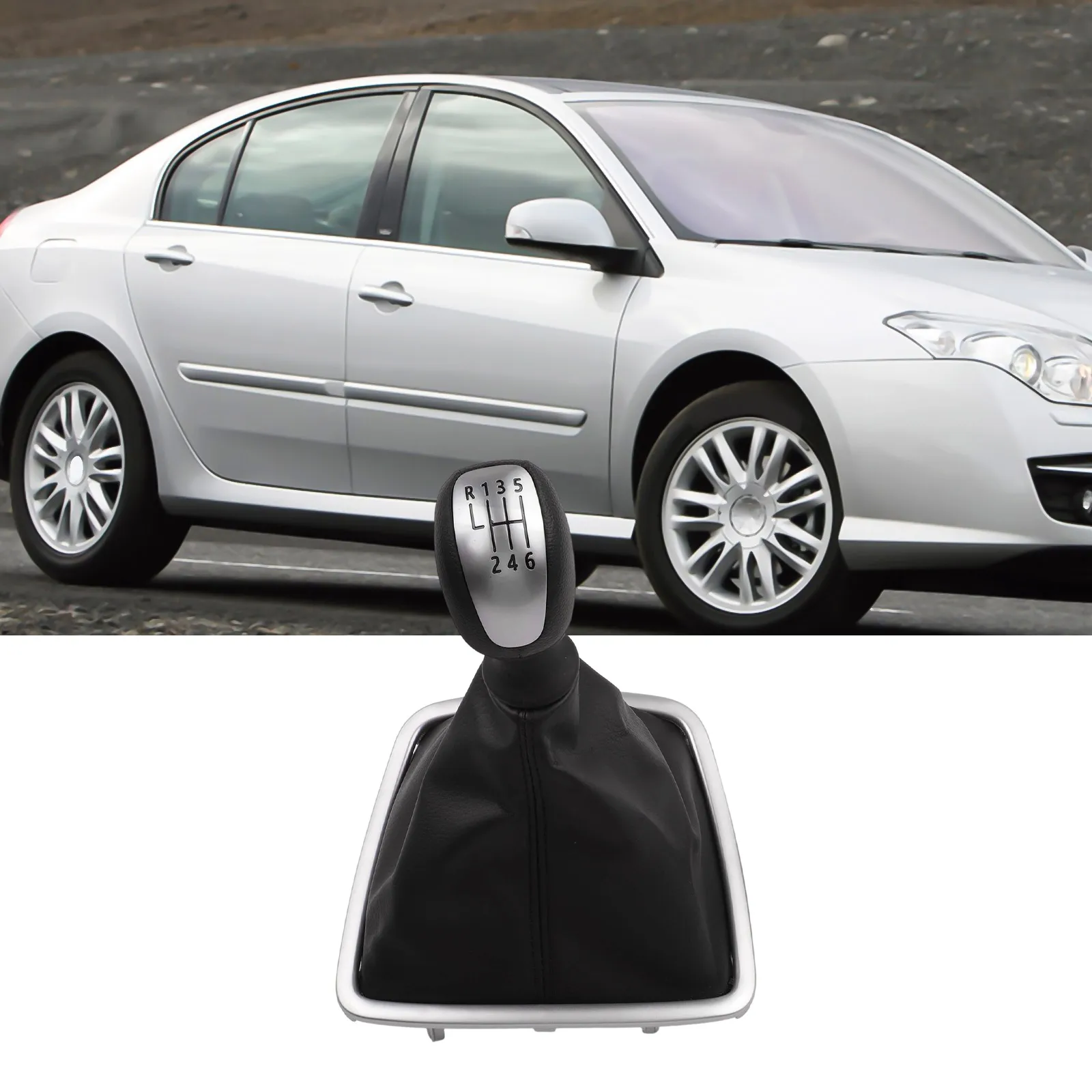 

Premium Leather Gear Cover Gear Shift Knob Dust Cover Leather Shift Knob Elegant Appearance Premium Leather Material