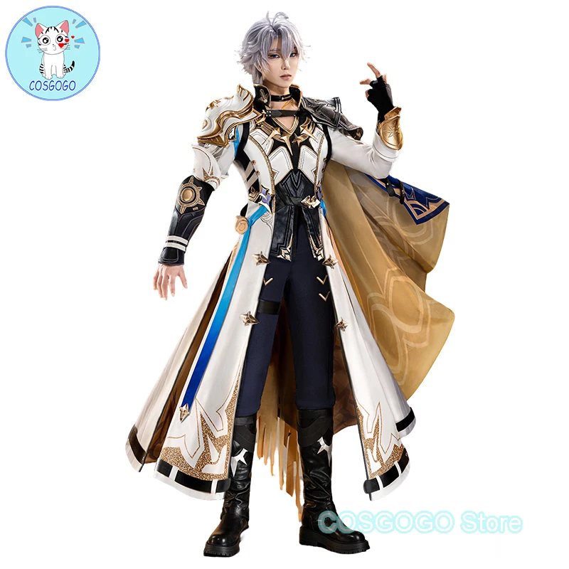 

COSGOGO Game Honkai: Star Rail Phainon Cosplay Costume Phainon Cosplay Metal Accessories Men Costume Role Play Outfits