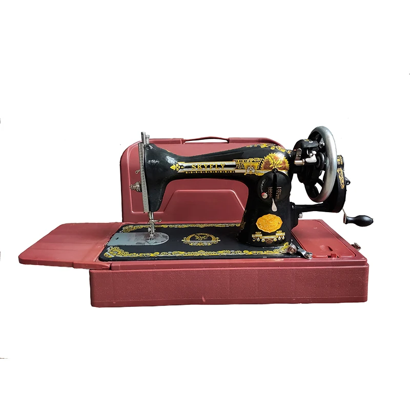 

JA2-1 Household Old-fashioned Sewing Machine with Handle and Plastic Box