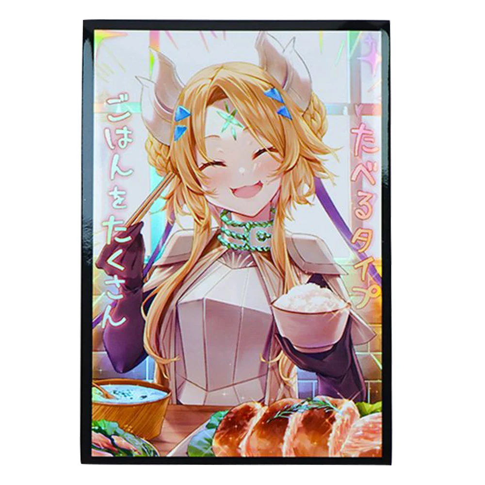 50PCS 63*90mm Feast Saintess Anime Trading Cards Sleeves Anime Card Sleeves Printing Perfect Fit YGO Card Protector Best Gift