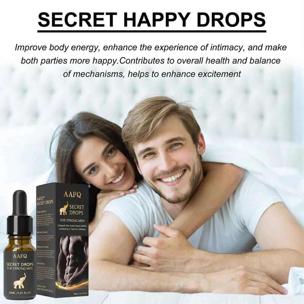 30ml Secret Drops For Strong Powerful Men Secret Happy Drops Enhancing Sensitivity Release Stress And Anxiety Dropshipping