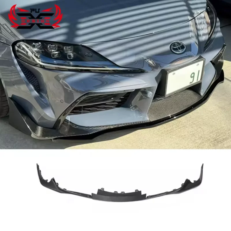 

TRD Style Front Lip Spoiler Carbon Fiber Front Splitter Bumper Spoiler Chin For Toyota Gr Supra A90 A91 Mk5 Car Accessories