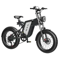GUNAI MX25 Adult Electric Bicycle 1000W Men's E-Mountain Bike 48V25Ah Battery ebike 20 Inch Fat Tire Men's Electric Bike