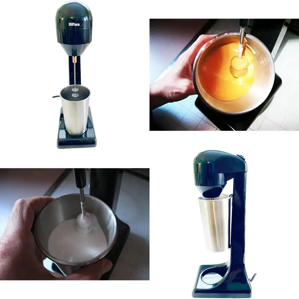 

Подставка для вспенивания молока, машина для приготовления фраппе, молочные коктейли, чай матча, латте, мощность Super 100 Вт, 2 скорости и всегда сидить на счет