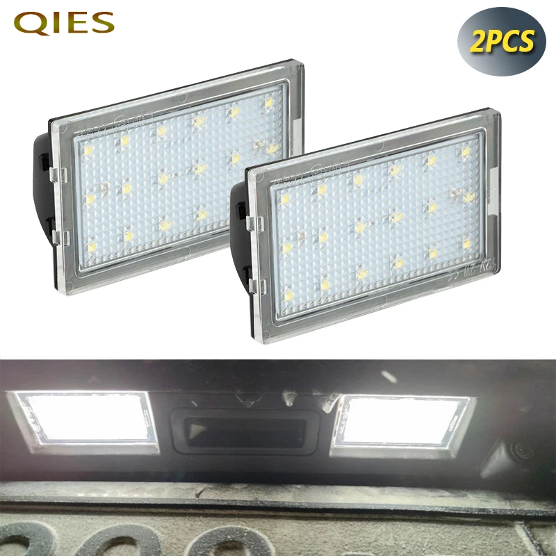 2pcs Car LED Number License Plate Light Lamp Work For Land Rover Discovery Series 3 Range Rover Lights for Vehicles Automotive