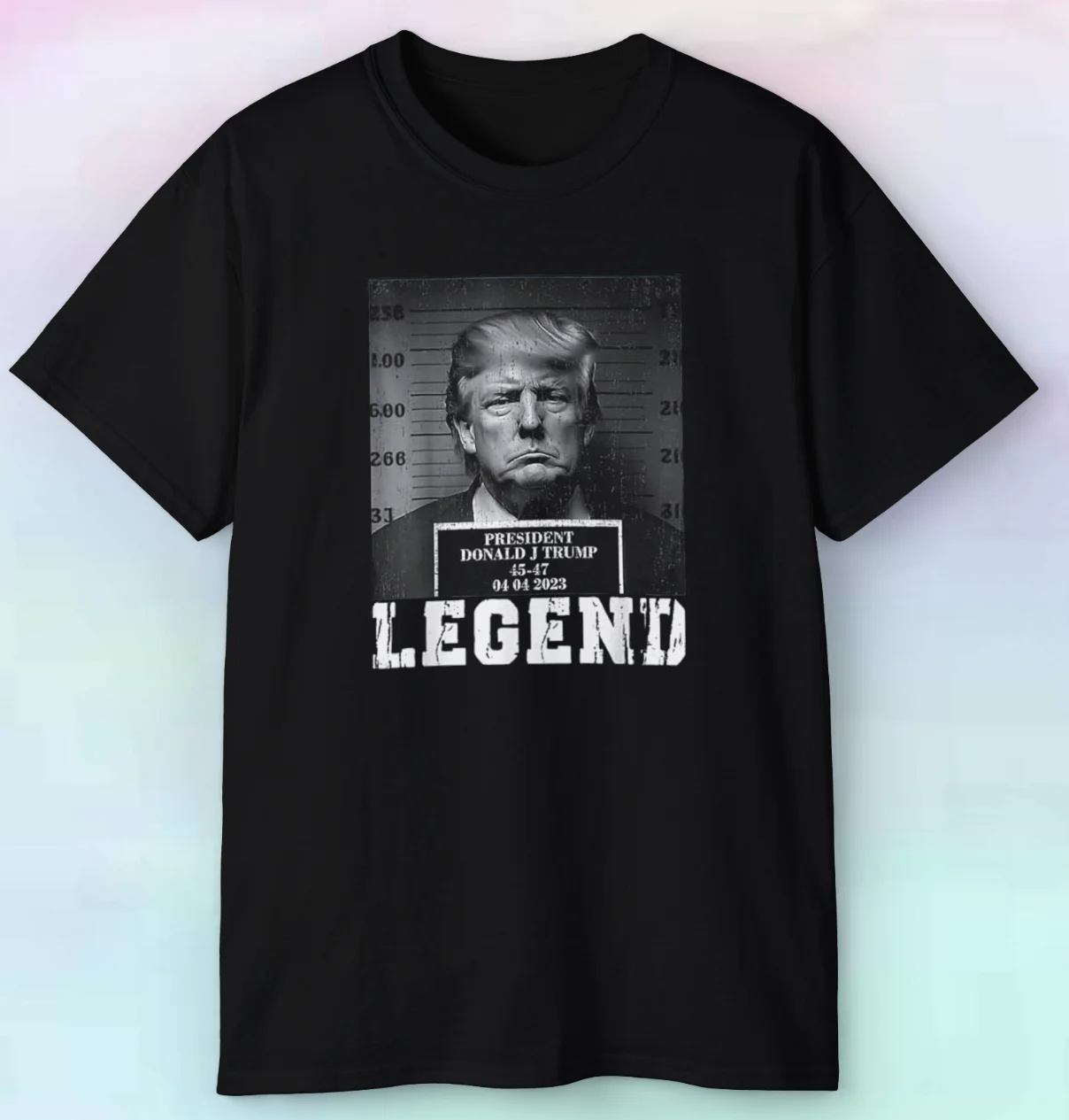 Donald Trump Legend Mugshot T-Shirt | President 45 Tee S-5XL