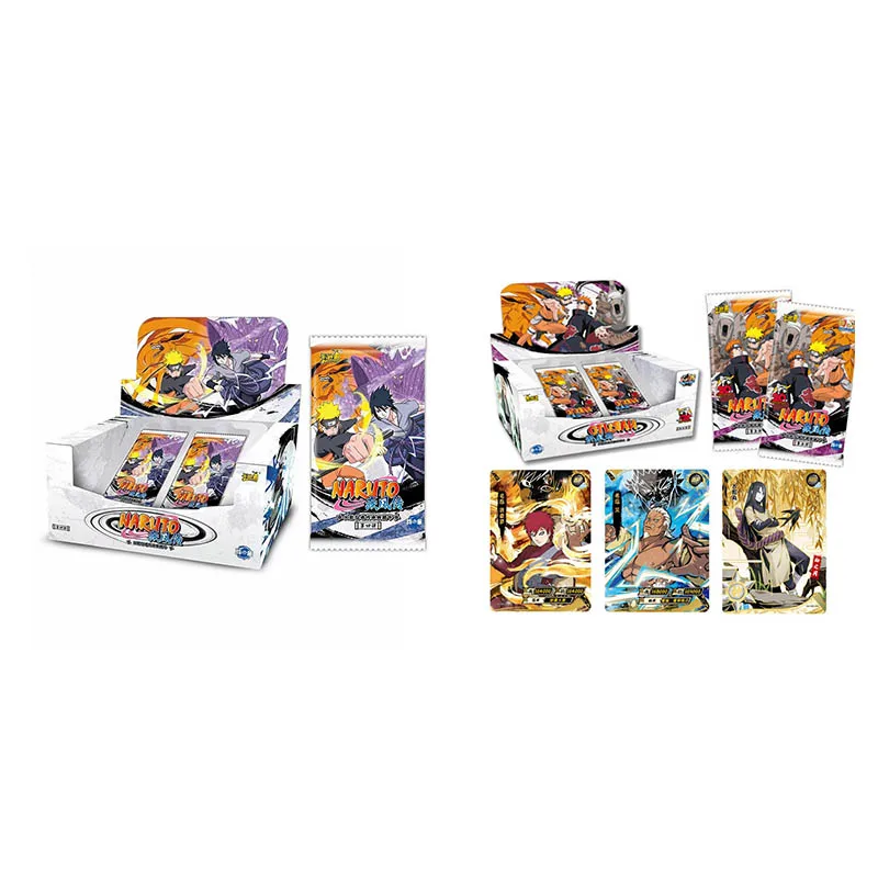 Wholesales Naruto Collection Card Anime Original Figure Rare Fight Chapter Card Pro Chapter Childrens Toy Playing Game Card Gift