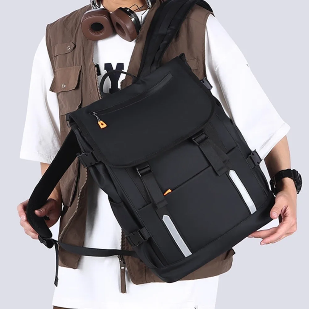 Large Capacity Fashion Men Bag Lightweight Multi Layer Men's School Bags Waterproof Portable Travel Backpack Commuting