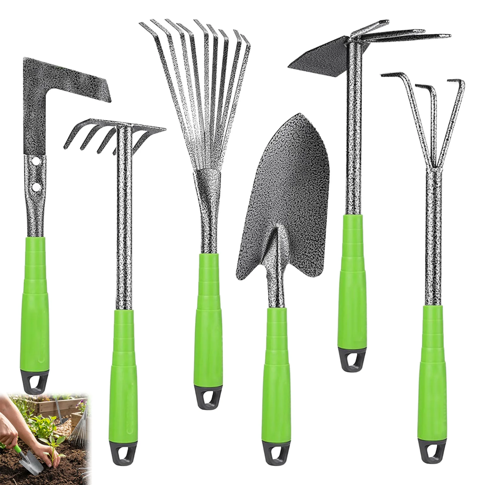 Multifunctional Garden Tools Set Hand Planting Shovel Spade Rake Trowel  Home Gardening Tools for Flowers Succulent Tranplanting - AliExpress