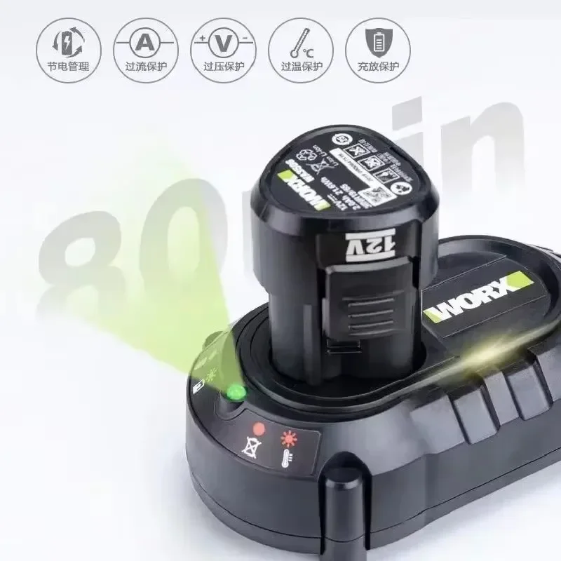 100%Original 2000mAh for WORX Kress 12V WA3506 WU127 WU128 WU130 WU131X WU132 WU280 WX128 WX129 WX540 Electric Tool Battery