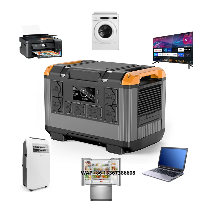 

1000w 2400w Outdoor Power Bank Solar Energy Battery Supply Backup Inverter Solar Generator Lifepo4 Portable Power Station