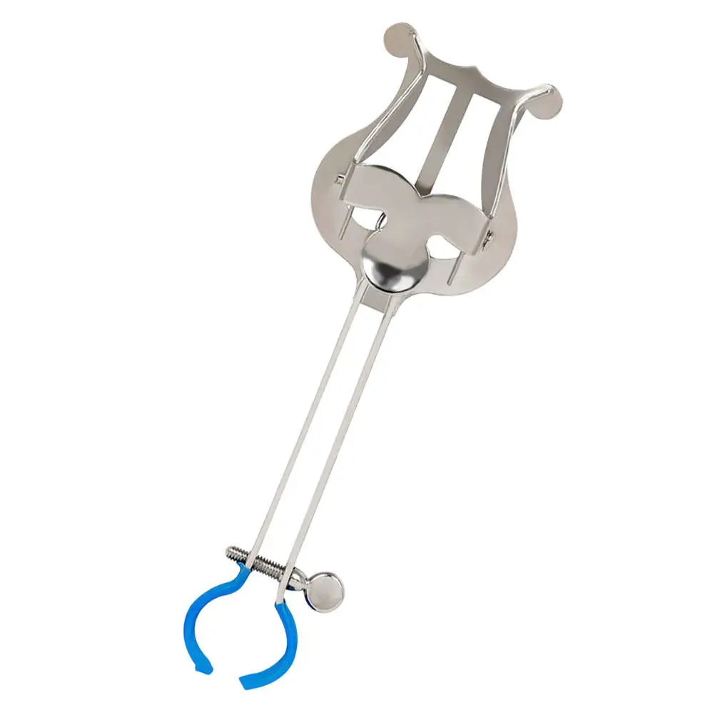 Portable Trumpet Score Stand – Silver, Lightweight & Stable Music Rack for Practice, Performance & Marching