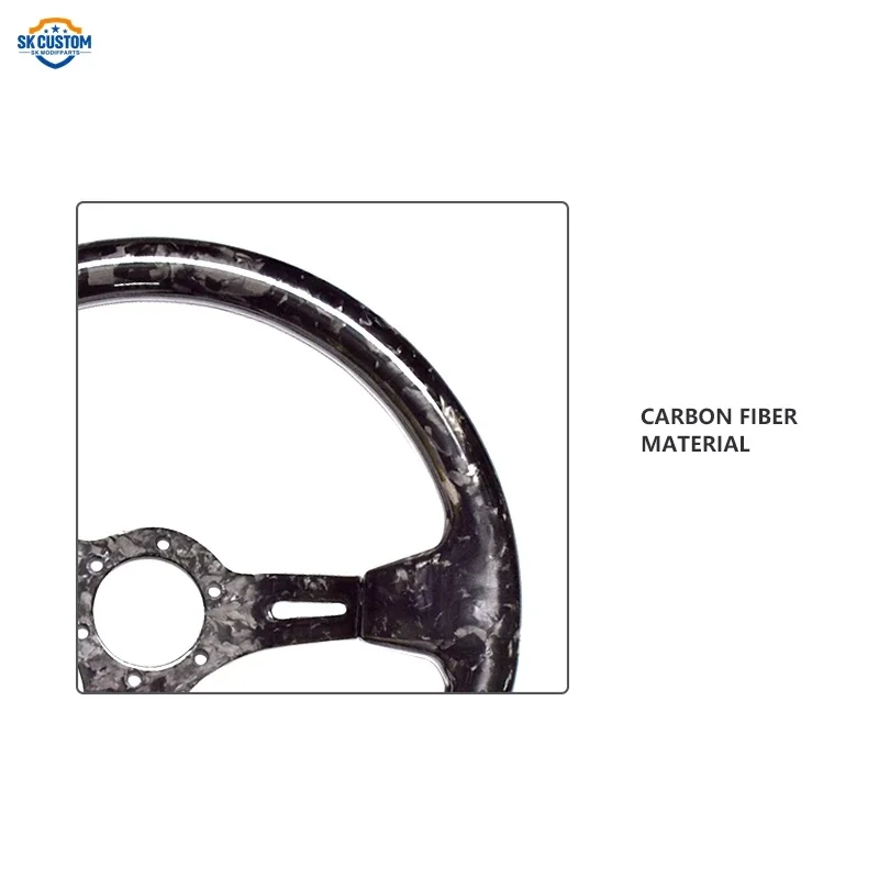 

Sell Well Universal 340mm Forged Carbon Fiber Steering Wheel Sport Steering Wheels