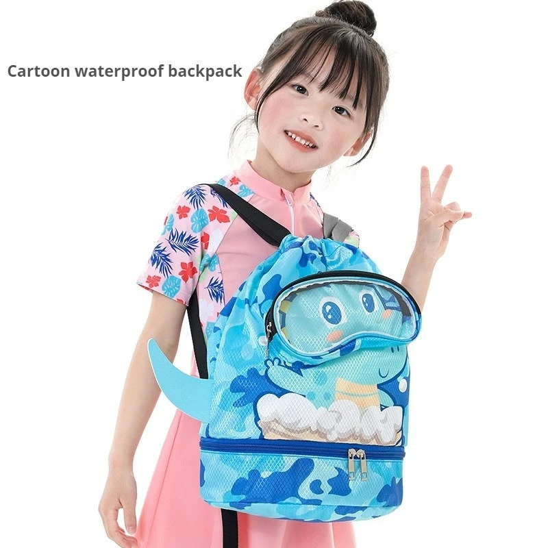 

Outdoor Sports Travel Storage Bag Children's Swimming Backpack Portable Handheld Cute Backpack Waterproof Student Backpack New