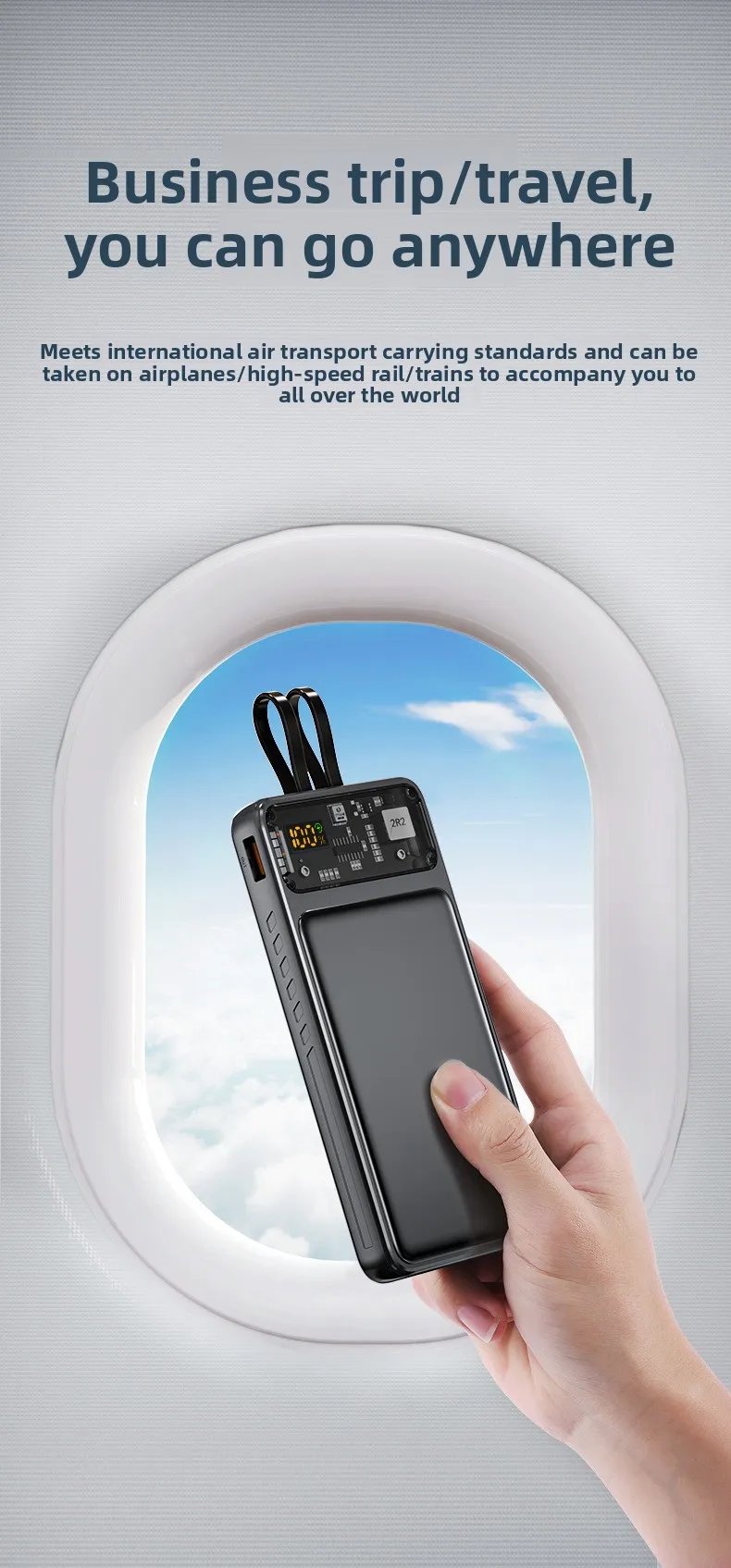 22.5W Super Fast Charging Power Bank For iPhone For Xiaomi For Huawei For Samsung Battery Charger 10000mAh 20000mAh