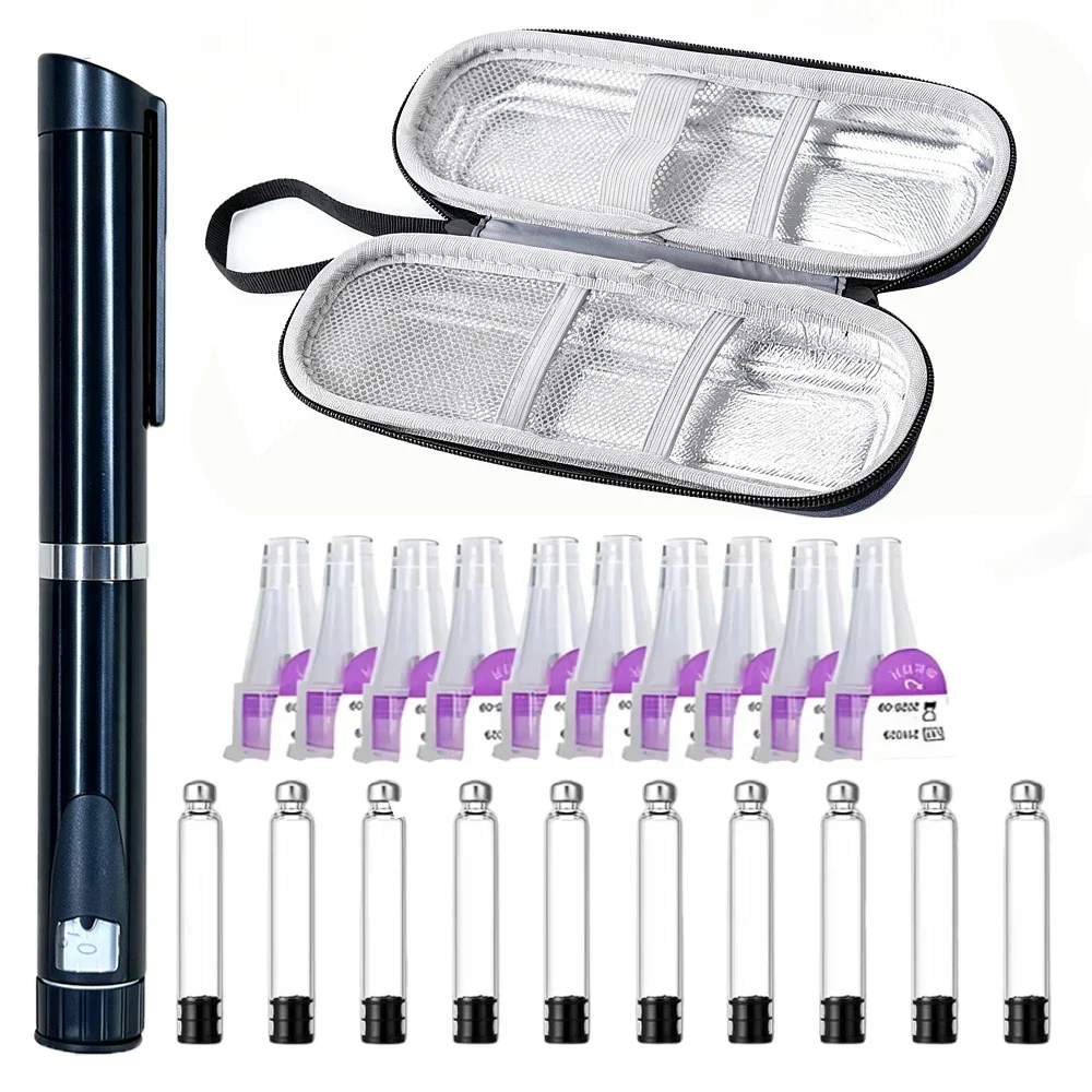 V3 Professioneller Insulin-Injektionspen für den Heimgebrauch - Langlebiger, wiederverwendbarer, nachfüllbarer Dosierinjektor für 3ML-Kartuschen – Detail 1