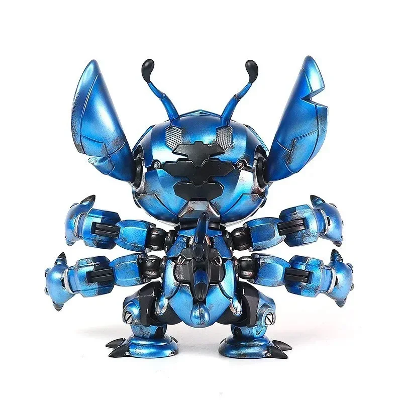 Disney Stitch Machinery Cool Action Figure Anime Model Doll Toys Collection Desktop Decoration Birthday Christmas Gift