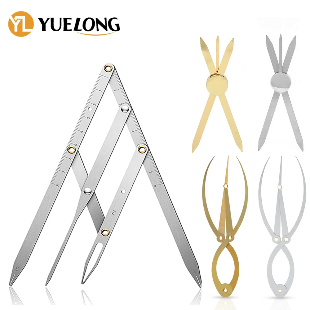 

Stainless Steel Triangle Eyebrow Measurement Ruler Permanent Makeup Stencil Golden Ratio Caliper Tools