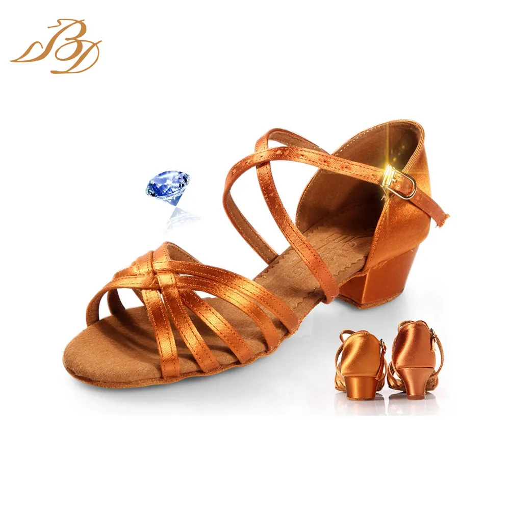 

BD Dance Professional Party Latin Dance Shoes Woman Salsa Children Sneakers Girl Practice Sandals Ltino Dancing Training Shoe603