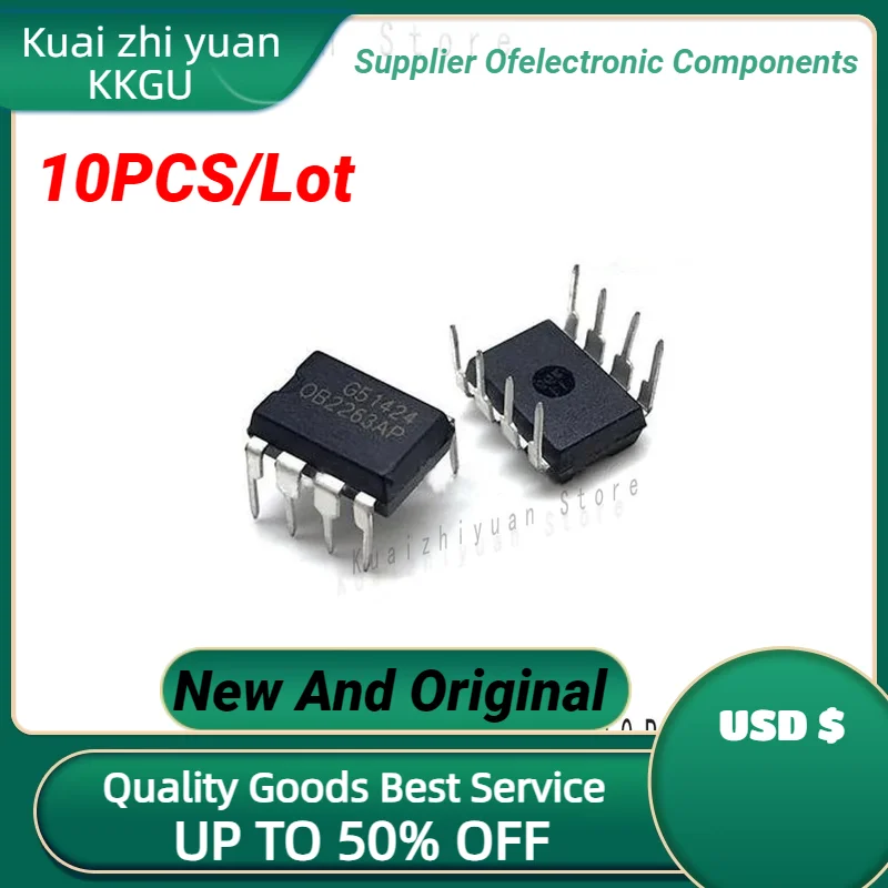 10PCS/Lot New And Original OB2263AP OB2263 2263 DIP-8 In Stock Quality Goods