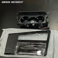 original central cup holder central channel painted black decorative panel for Audi A6 A7 4KG 863 969 E 4KD 862 533 4KD862533