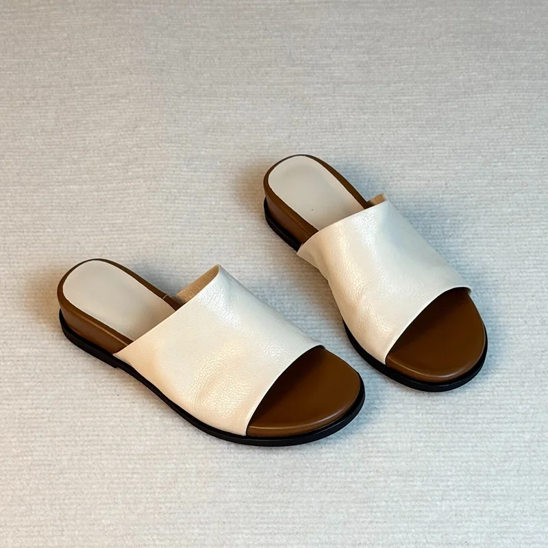 Heeled Slippers Women Fashion Casual Shoes Summer Heels Woman Sandals 2026 Beach Walking Retro Flip Flops Comfort Mujer Zapatos