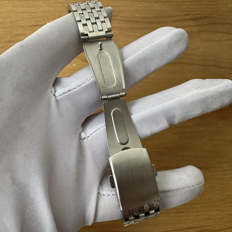 Универсальный ремешок для часов, аксессуары, мужской ремешок из нержавеющей стали с семью бусинами, 22 мм, стальной ремешок, ремешок для часов 18 мм, ремешок для часов 20 мм