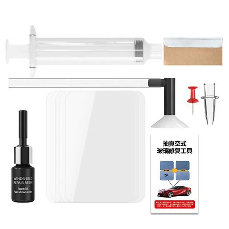 車のフロントガラス修理キット,車のフロントガラス修理ツール,ひびの入った液体,窓の引っかき傷の復元