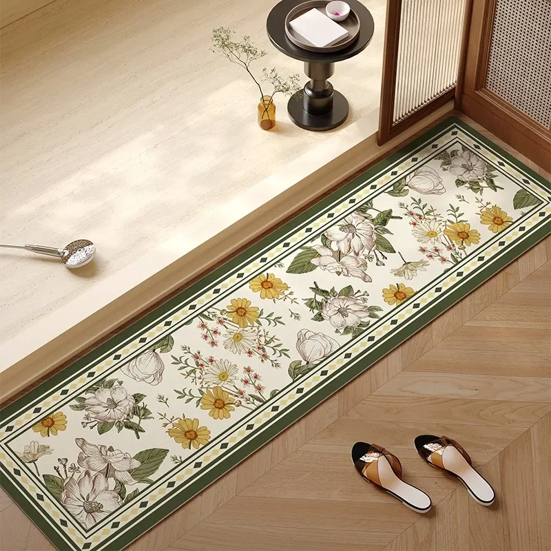 Non-slip Bathroom Carpet Diatom Mud Super Absorbent Floor Mat Kitchen Carpets for Living Room Entrance Doormat Long Rug Tapis 러그