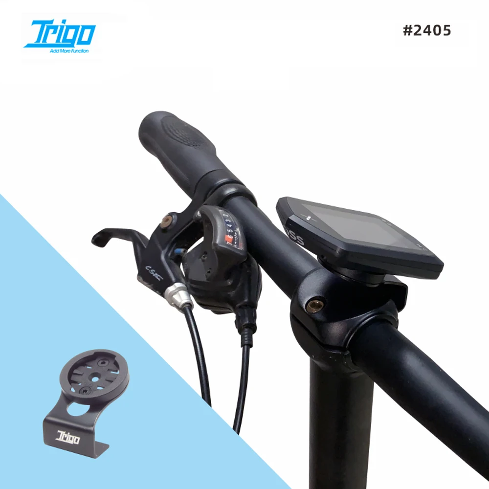 TRIGO Alloy Cycling Computer Mount for Birdy TLINE ALINE CLINE Folding Bike for Edge Wahoo Bryton IGPSPORT