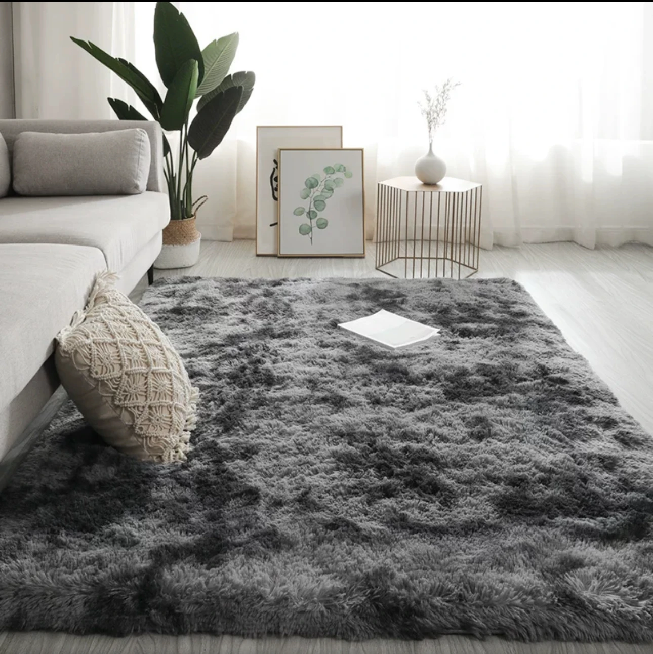 Carpet bedroom living room 2024 new bedside blanket advanced sense washable erasable blanket floor mat room coffee table thicken