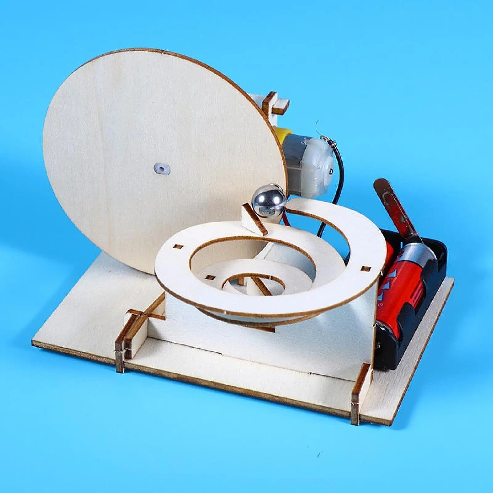 

DIY Magnetic Rolling Bead Experiment Kit Assembly, Wooden, Handcrafted, Creative Technology Gadget Physics Science Learning Kit