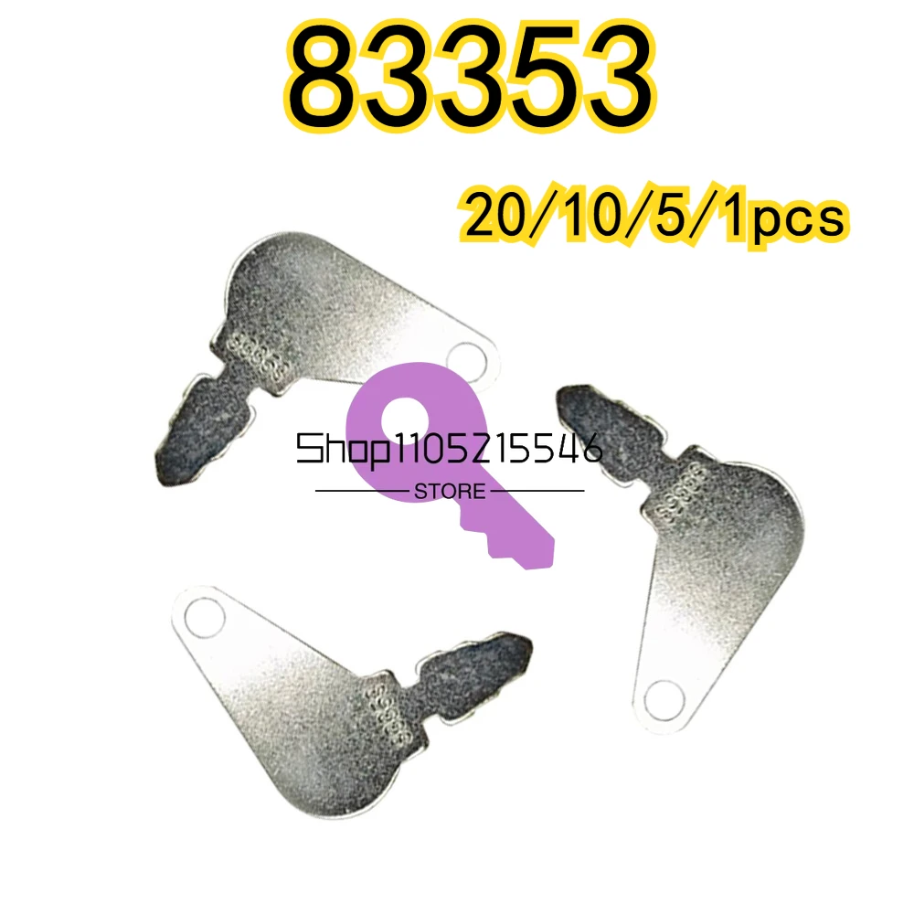 20/10/5/1pcs New 83353 Keys for Kubota Construction Ignition/Heavy Equipment KeyS Set