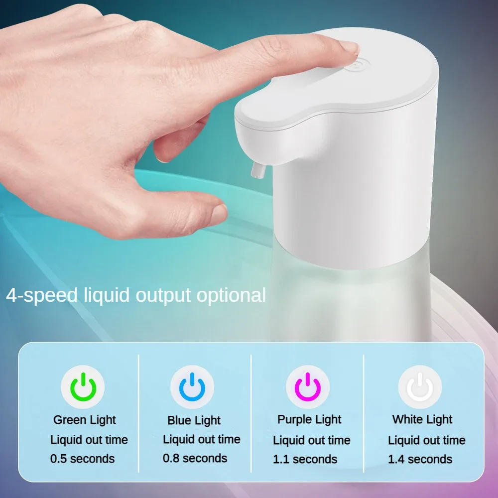 350/600ml Touchless Automatic Sensor Soap Dispenser Foam USB Charging Smart Infrared Sensor Liquid Soap Dispenser Hand Washer