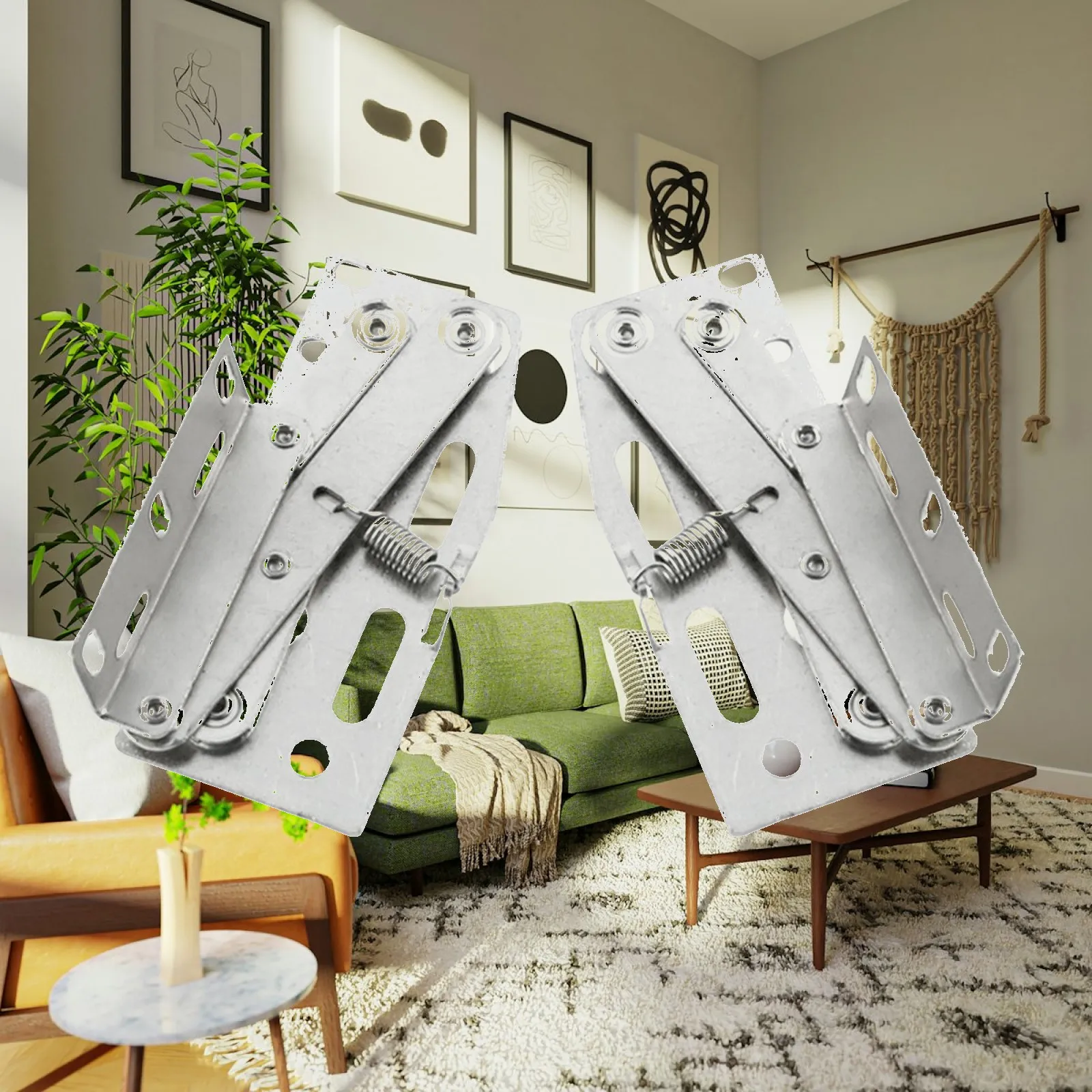 2 Pieces Scissors Hinges Down Flip Tray Hinges Sturdy Furniture Hardware for Organizer Cabinet Sink Down Flip Tray Kitchen
