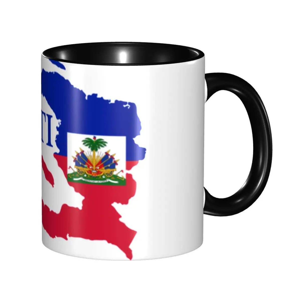 Haiti Map Flag Mugs Customized Coffee Ceramic Mug Creative Present