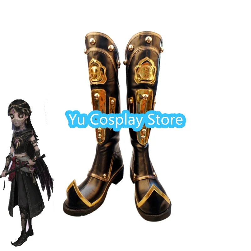 

Yu-Cosplay Antiquarian Qi Shiyi Cosplay Shoes Identity V Animal Tamer Cosplay Women PU Boots Halloween Accessories Prop Custom