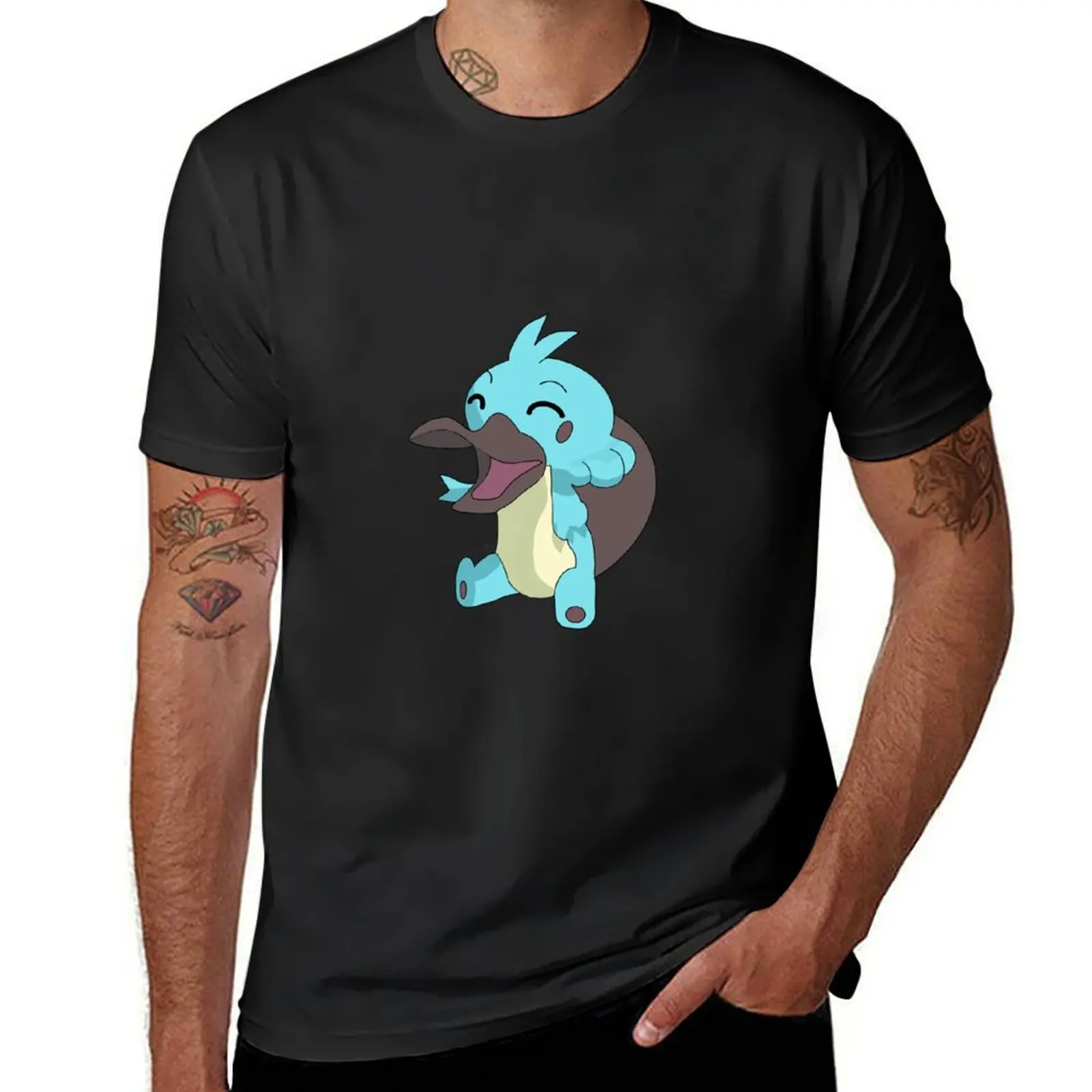 Temtem platypet T-Shirt customs plain for a boy sports fans big and tall t shirts for men