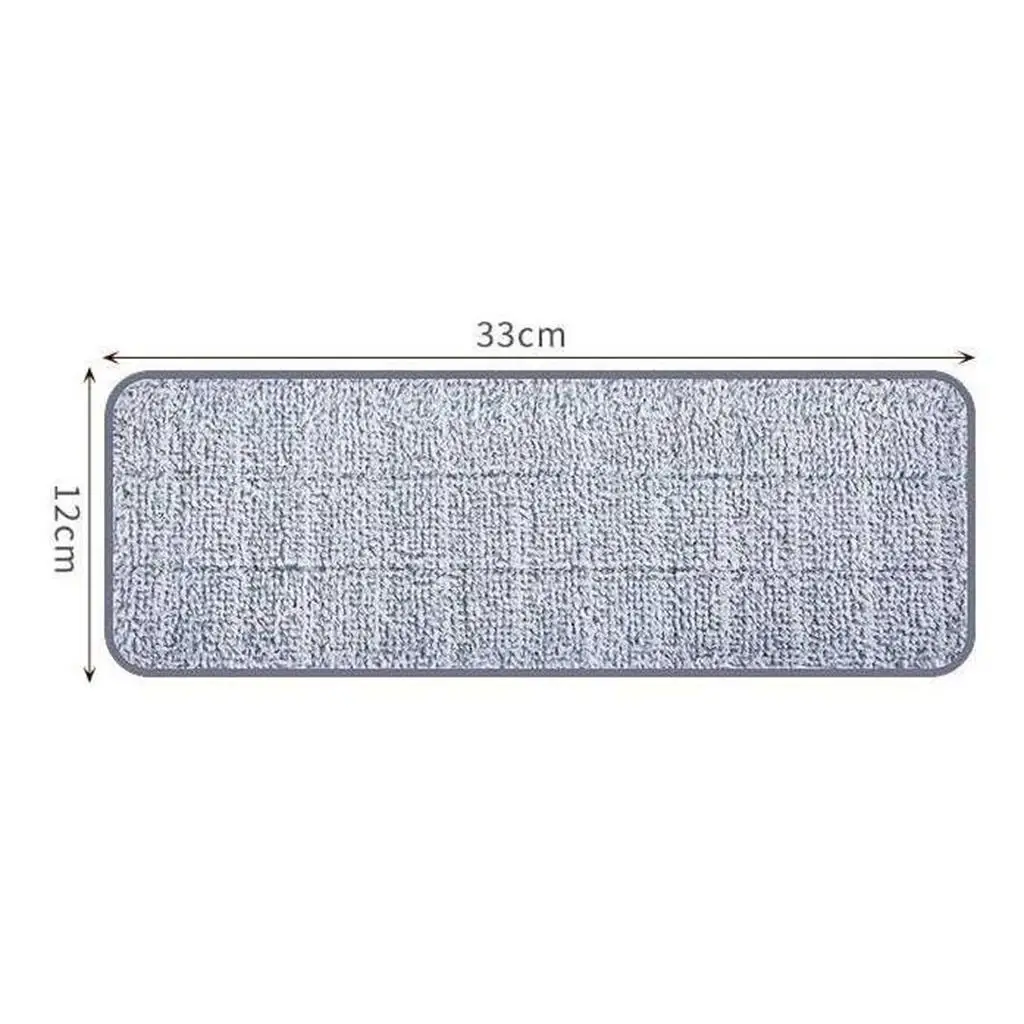 2xReplacement Flat Mop Pad Kitchen Bathroom Floor Duster Cleaning Cloth 2pcs