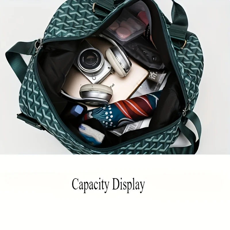 2025 تصميم جديد من مادة قماش أكسفورد ذات سعة كبيرة حقيبة سفر كاجوال للسفر حقيبة حمل اختيار مثالي للاستخدام اليومي