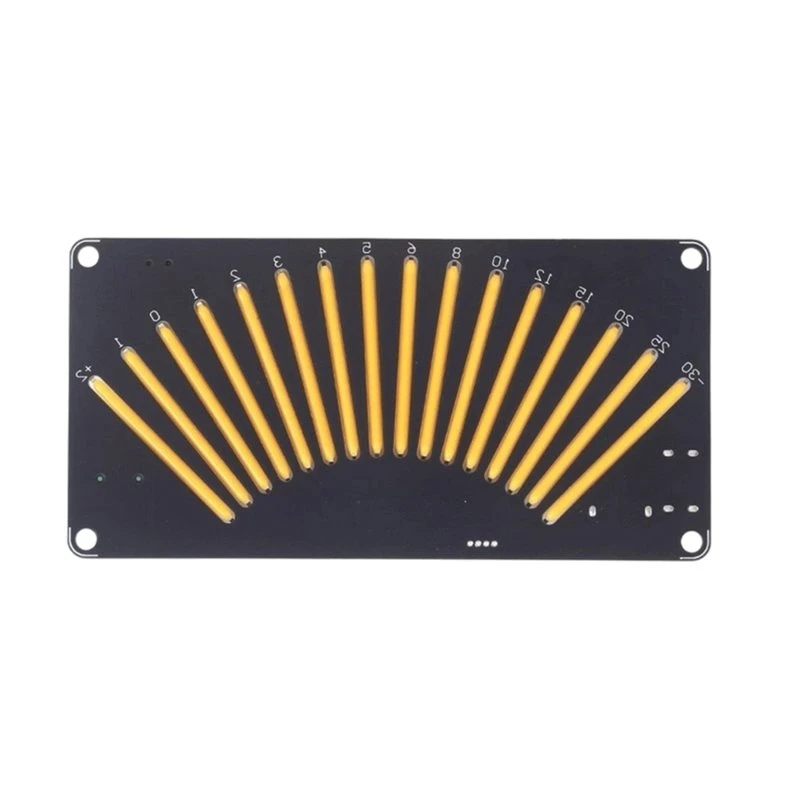 LUCKshopping AK-DB16VU Music Meter Level AK-DB16VU Retro Level Indicator 16-Bit Music Level Indicator For Amplifiers Mixers