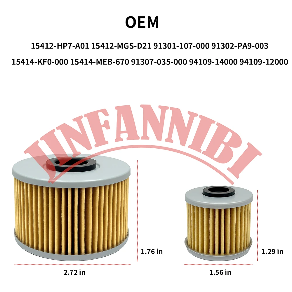 2 Packs Oil Filter Change Kit & O-Ring for Honda Talon 1000R 1000X 1000RS 1000XS