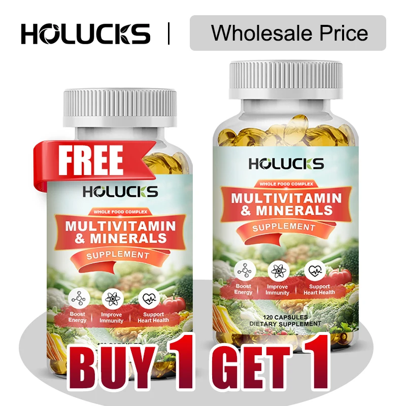 

Buy 1 Get 1 Free! Multivitamin & Minerals Supplement, for Energy, Immunity & Overall Wellness, Hormone Balance & Vitality