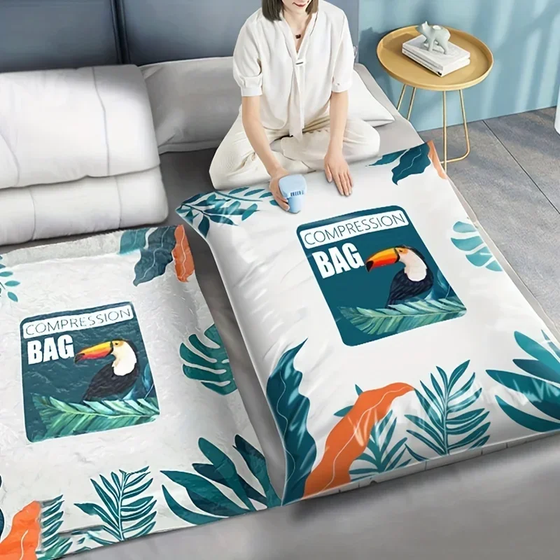 1/3/4/5/8 pcs Large Capacity Vacuum Compression Bag Blanket storage bag Dustproof Pouch Lightweight Clothes Bag For Travel